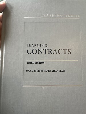 Learning Contracts by Henry Blair and Jack Graves (2021, Hardcover)