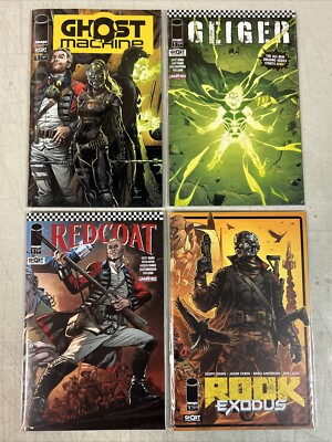 Ghost Machine #1, Geiger #1, Red Coat #1 Rook Exodus #1 Lot of 4 NM (Image 2024)