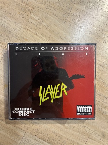Slayer Decade of Aggression Live US 2 CD Set 1991 American