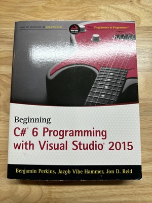 Beginning C# 6 Programming with Visual Studio 2015 - Paperback - GOOD