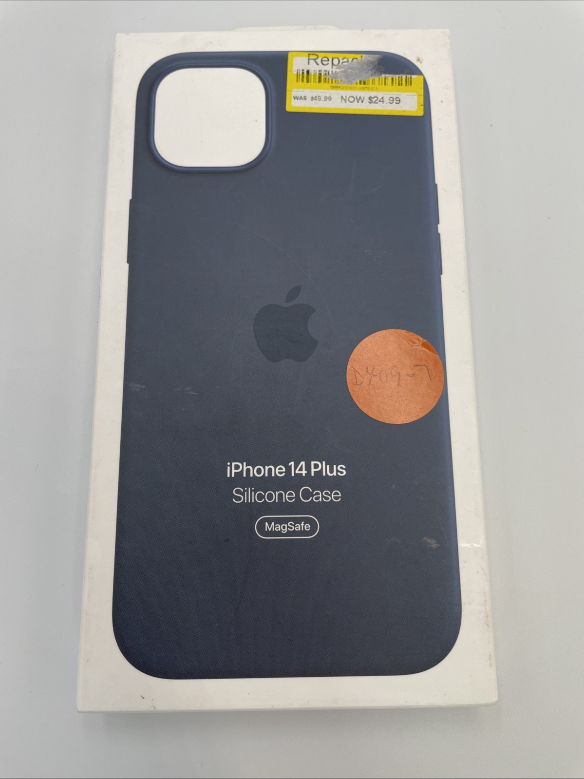 Apple Silicone Case for MagSafe for iPhone 14 Plus - Storm Blue (MPT53ZM/A)