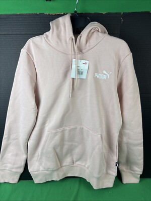 PUMA Women's Essential Fleece Lined Embroidered Logo Pullover Hoodie Small
