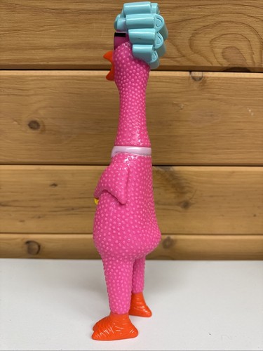 Grandma Chicken Ja-Ru Squawking Chicken Noise Maker Squeak Squeezable Prank 13"