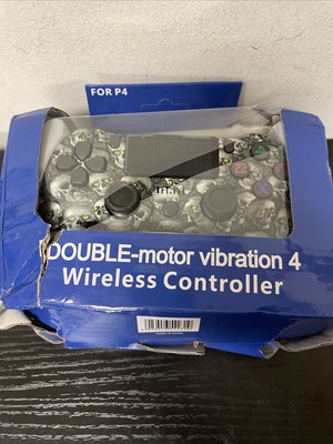 Double Motor Vibration 4 Wireless Controller purple color for p4