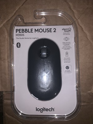 Logitech - Pebble Mouse 2 M350s Slim Lightweight Wireless Silent Ambidextrous...