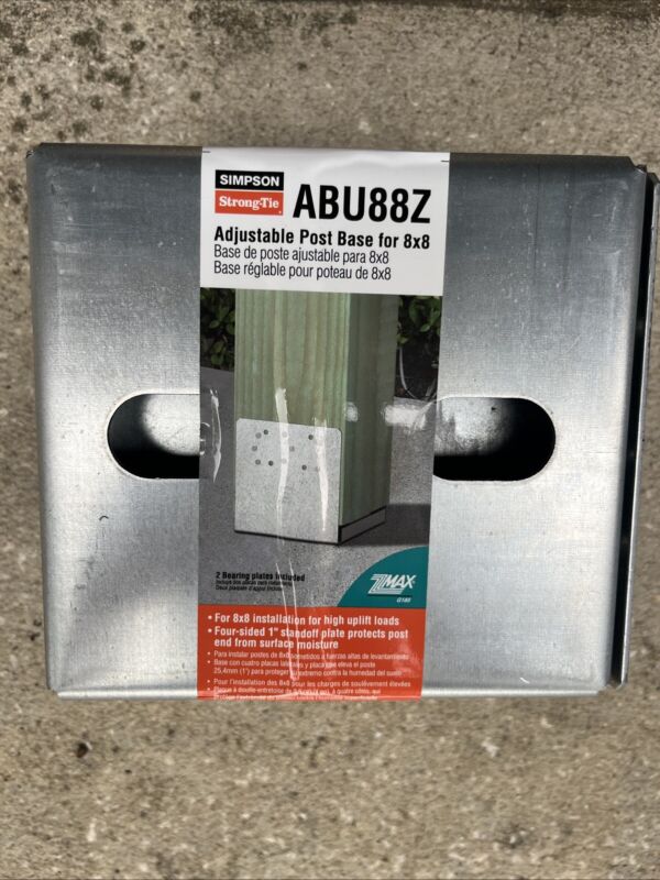 Simpson Strong-Tie ABU88Z (8" x 8") Standoff Post Base with