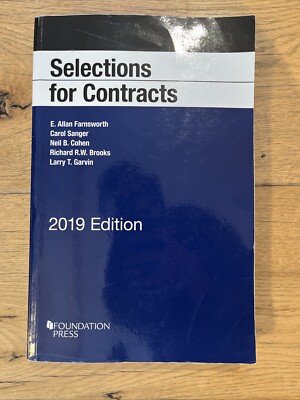 Selections for Contracts Farnsworth 2019 Edition