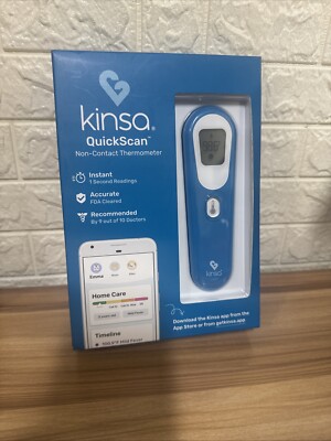 Kinsa Quick Scan Non-Contact Thermometer KNC-001 BLUETOOTH Free Shipping