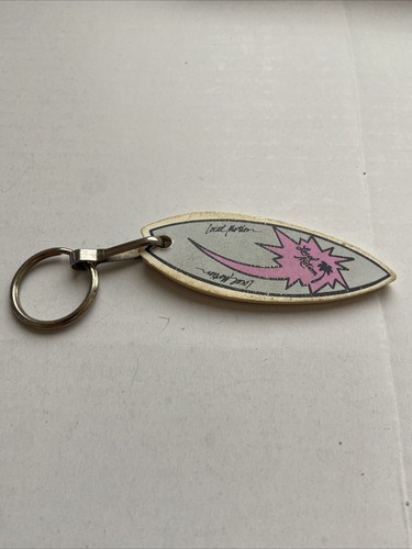 Local Motion Logo Surfboards Hawaii Rubber Vintage 1980’s Surfing Keychain Nice!