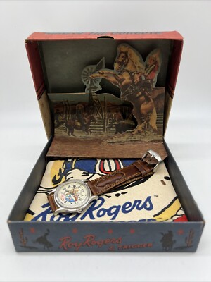 FOSSIL Roy Rogers and Trigger Watch 1993 Limited Edition NIB