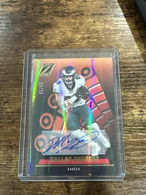 2022 Panini Zenith Football Dallas Goedert Auto Gold /20 #22 Philadelphia Eagles