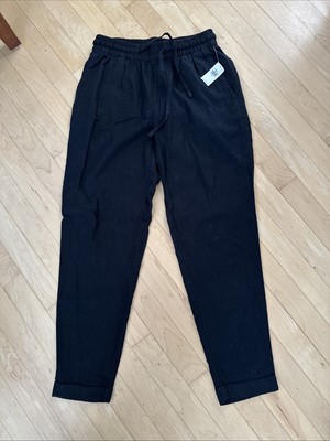 Old Navy High-Waisted Pull-On Pixie Wide Leg Pants Size XS- Black- NWOT