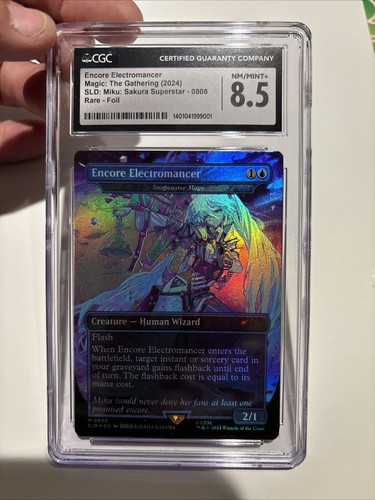 Rare Magic The Gathering Encore Electromancer Hatsune Miku Secret