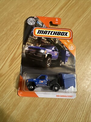 2020 Matchbox MBX Garbage Scout 10/100  Blue