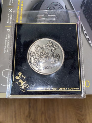 Walt Disney World 25th Anniversary Coin! New in Package