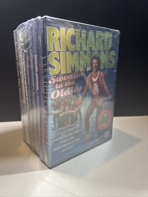 Richard Simmons 7 DVD LOT SEALED AND NEW Time Life DVD Video