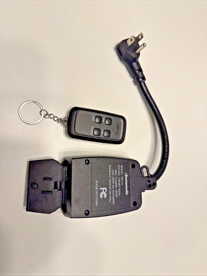 DEWENWILS Outdoor Dimmer for String Lights, Remote Dimmer Switch, Weatherproof
