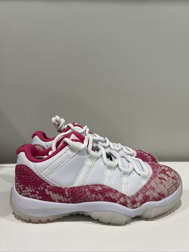 Pre-owned Jordan Nike Air  11 Retro Low Pink Snakeskin 2019 Ah7860-106 Women Size 6.5
