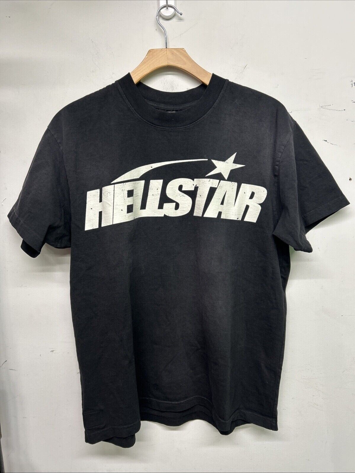Hellstar Studios Glitter Classic Logo 2 Side Black Unisex