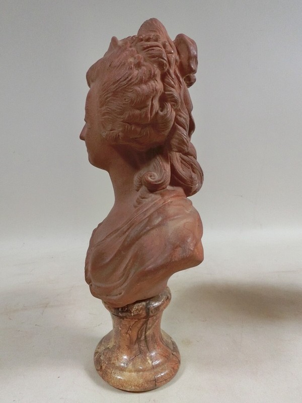 Pr Lg Louis XVI & Marie Antoinette Busts Faux Plinths French Grand Tour Interest