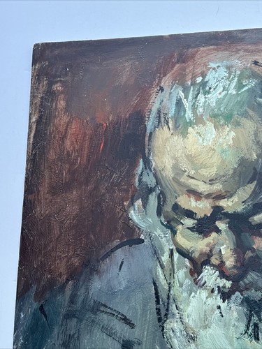 PATRICIA LEGRANDE PAINTING SERGEI BONGART IMPRESSIONIST PORTRAIT MAN MEN 27"