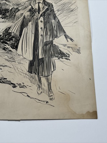 Antique Painting ILLUSTRATION JOSEPH KRAEMER LISTED FAMOUS PORTRAIT COVER ART