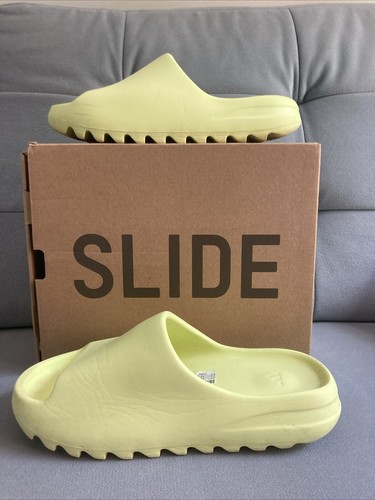 Yeezy Slides Glow Green size 8 | eBay