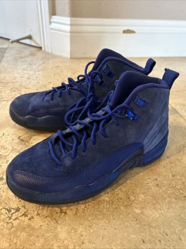 6.5Y Air Jordan 12 XII Deep Royal GS 153265-400 Flu Game 6.5Y Air Jordan 12 XII Deep Royal GS 153265-400 Flu Game