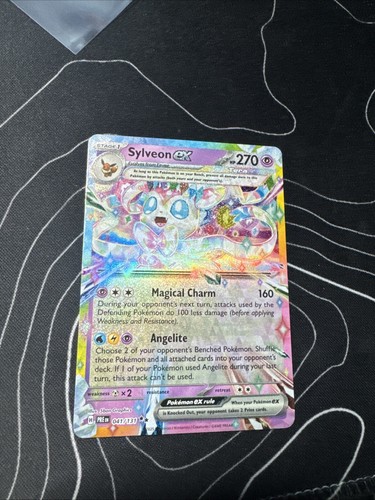 ポケモンカードゲーム pokemon card Sylveon ex sar 156/131 Sylveon EX SIR 156/131 Prismatic Evolutions English Holofoil