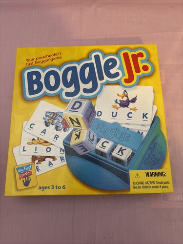 1998 Parker Brothers My First Games Ages 3-6 Boggle Jr