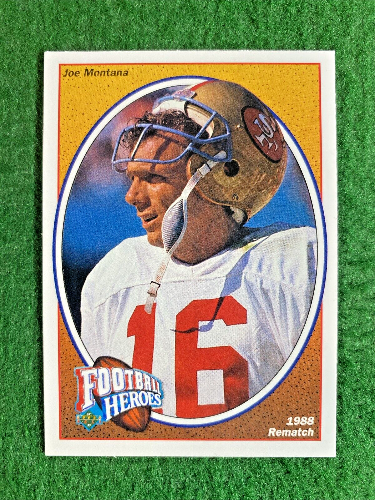 NFL Joe Montana ルーキーカード 1981 Upper Deck #5/9 football heroes Joe Montana San Francisco