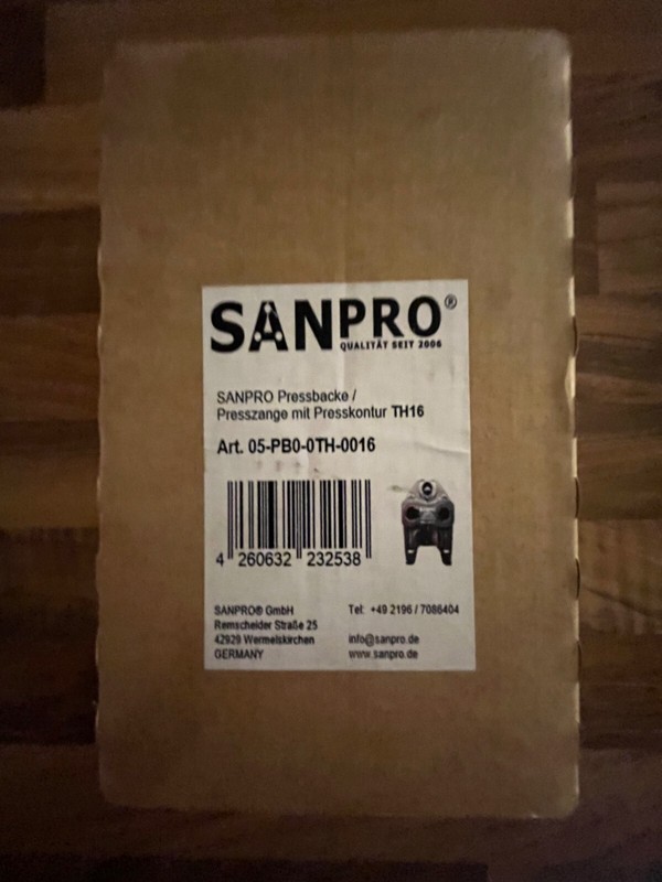 Sanpro Presszange 16 Th Kontur