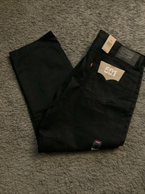 Levi's Men's 501 Original Shrink to Fit  Bubble Cheetah Monks Robe Cuff 46x30