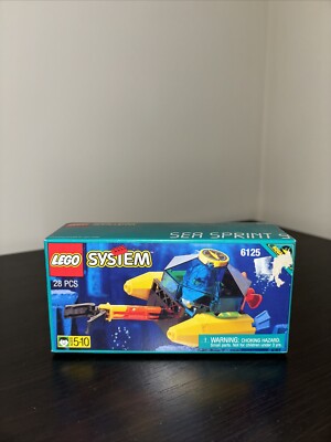 LEGO: 6125 - Sea Sprint 9 - Retired - 1995 - Vintage & Rare - Sealed - Fast Ship