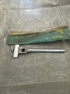 Vintage Greenlee Expansion Drill Bit 7/8