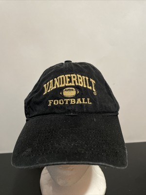 Vanderbilt University Hat Cap Mens Black Team Commodores Football