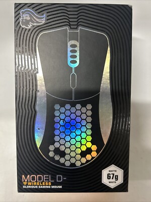 Glorious Model O- (Minus) Wireless Gaming Mouse -65g White