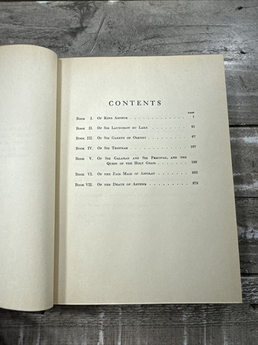 1946 Antique Classic Book "The Boy's King Arthur" Dust Jacket