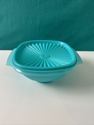 Tupperware Servalier Classic Bowl Teal 3.5 cup / 860 ml New