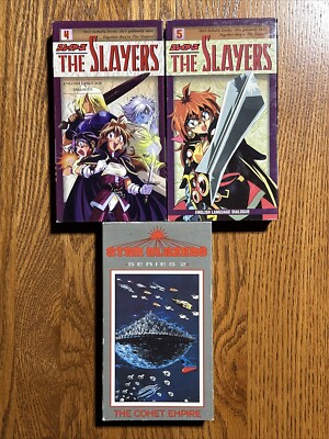 The Slayers Vol. 4, 5 Dubbed English Classic and Starblazers Vol. 17