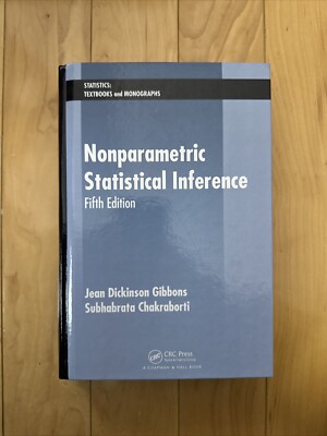 NONPARAMETRIC STATISTICAL INFERENCE, Fifth Ed by Gibbons Statistics Hardcover