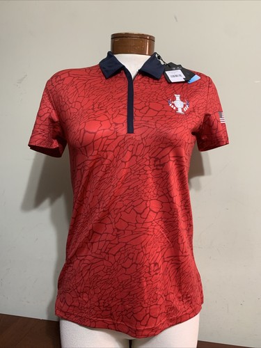 Solheim Cup Dunning Womens XS Small Medium Large Red 1/4 Zip