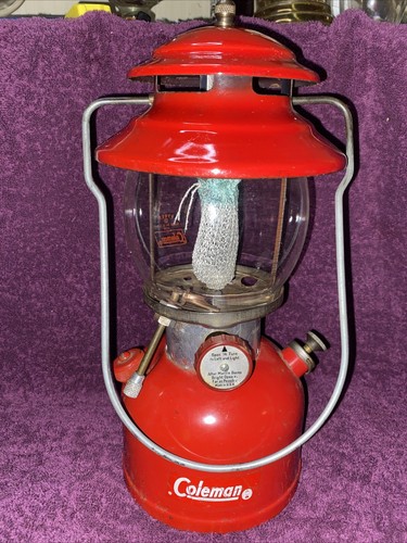 Vintage Red 1963 Coleman 200A Lantern Great Condition | eBay