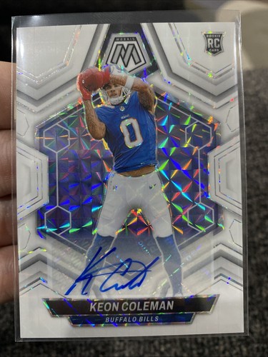 2024 Panini Mosaic Football Rookie RC Keon Coleman White Prizm