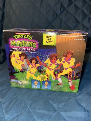 1993 TMNT Mutations Mutatin' April Playmates Teenage Mutant Ninja Turtles Figure