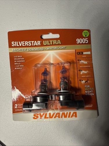 SYLVANIA 9005 SilverStar Ultra High Performance Halogen Headlight Bulb OPEN BOX