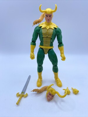 NEW Hasbro Marvel Legends Retro Carded Action Figure Loki 6'' 2022-W/Sword