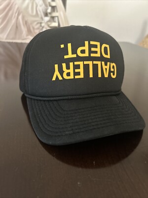 GALLERY DEPT LOGO TRUCKER HAT BLACK