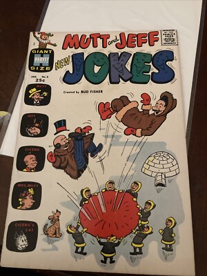 Mutt and Jeff Jokes #2 1964 Harvey giant comic