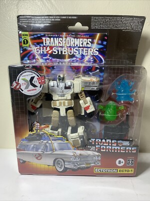 Transformers Ectotron ECTO-1 Ghostbusters - Hasbro With Comic